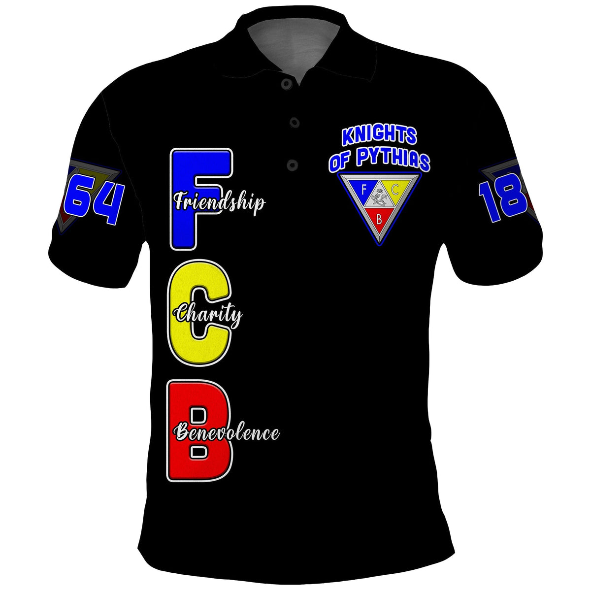 Custom Knights of Pythias Polo Shirt Since 1864 Simple Style LT13 - Wonder Print Shop