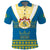 Sweden Polo Shirt Swedish Coat Of Arms With Scandinavian Flowers - Wonder Print Shop