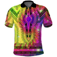 (Custom Text and Number) African Polo Shirt Tie Dye Special Dashiki Pattern LT13 - Wonder Print Shop
