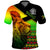 Custom Jamaica Lion Polo Shirt Jamaican Pattern Version Reggae Colors LT13 - Wonder Print Shop