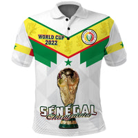 Senegal Football Polo Shirt Champions WC 2022 - Wonder Print Shop