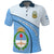 Custom Argentina Polo Shirt Football 2022 Champions Blue Sky May Sun LT13 - Wonder Print Shop