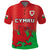 Wales Football Polo Shirt Football 2022 Come On Cymru Yma O Hyd - Wonder Print Shop