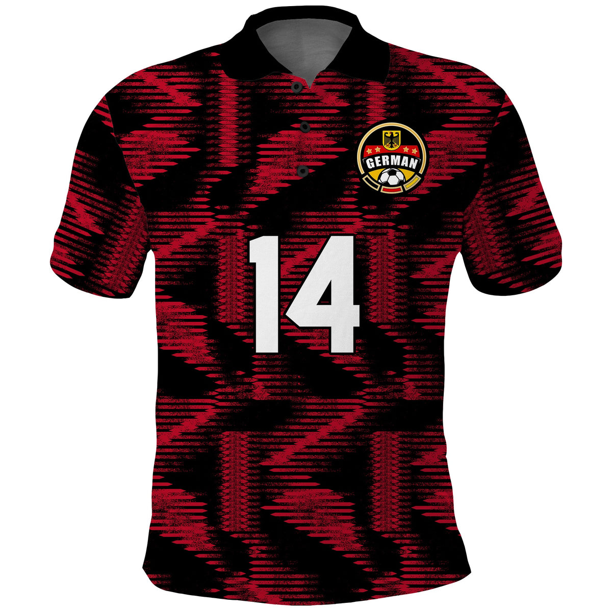 (Custom Text And Number) Germany Football Polo Shirt Nationalelf 2022 Original Style - Wonder Print Shop