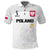Poland Football Polo Shirt Polska Football 2022 White - Wonder Print Shop
