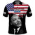 Custom United States Polo Shirt United States Happy MLK Day Flag Grunge Style - Wonder Print Shop