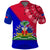 Custom Haiti Polo Shirt Haiti Flag Dashiki Simple Style - Wonder Print Shop