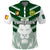 (Custom Text And Number) Cameroon Football Polo Shirt Les Lions Indomptables White Football 2022 - Wonder Print Shop