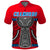Custom Chamorro Guam Polo Shirt Latte Stone Red Polynesian Haligi LT13 - Wonder Print Shop