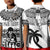 Custom Text And Number Fiji Rugby Polo Shirt Pacific The Bati Black Fijian Tapa - Wonder Print Shop