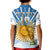 (Custom Text and Number) Argentina Football Polo Shirt KID The Sun WC2022 Soccer Vamos La Albiceleste LT13 - Wonder Print Shop