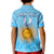 (Custom Text and Number) Argentina Football Polo Shirt KID Vamos Sky Champions World Cup Fire LT13 - Wonder Print Shop
