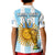 (Custom Text and Number) Argentina Football Polo Shirt KID Vamos La Albiceleste Soccer World Cup GOAT 2022 LT13 - Wonder Print Shop