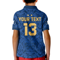 (Custom Text and Number) France Football Polo Shirt Elegant Lily World Cup Les Bleus Le Champion LT13 - Wonder Print Shop