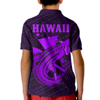 Custom Hawaii Polo Shirt Kakau Kanaka Maoli Combine Polynesian Shark Ver.05 - Wonder Print Shop