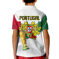 Portugal Football Polo Shirt Campeao Football 2022 White Sporty LT13 - Wonder Print Shop