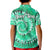 Custom African Polo Shirt Tie Dye KID Green Fashion LT13 - Wonder Print Shop