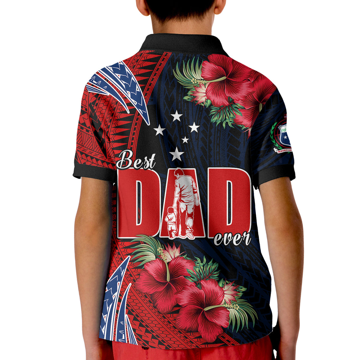Samoa Fathers Day Polo Shirt Polynesian Best Dad Ever LT13 - Wonder Print Shop