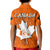 Custom Canada Maple Leaf Polo Shirt KID Orange Haida Wolf LT13 - Wonder Print Shop