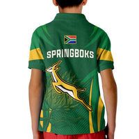 South Africa Rugby Polo Shirt KID Springboks Champion LT13 - Wonder Print Shop