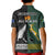 South Africa Protea and New Zealand Fern Polo Shirt KID Rugby Go Springboks vs All Black LT13 - Wonder Print Shop