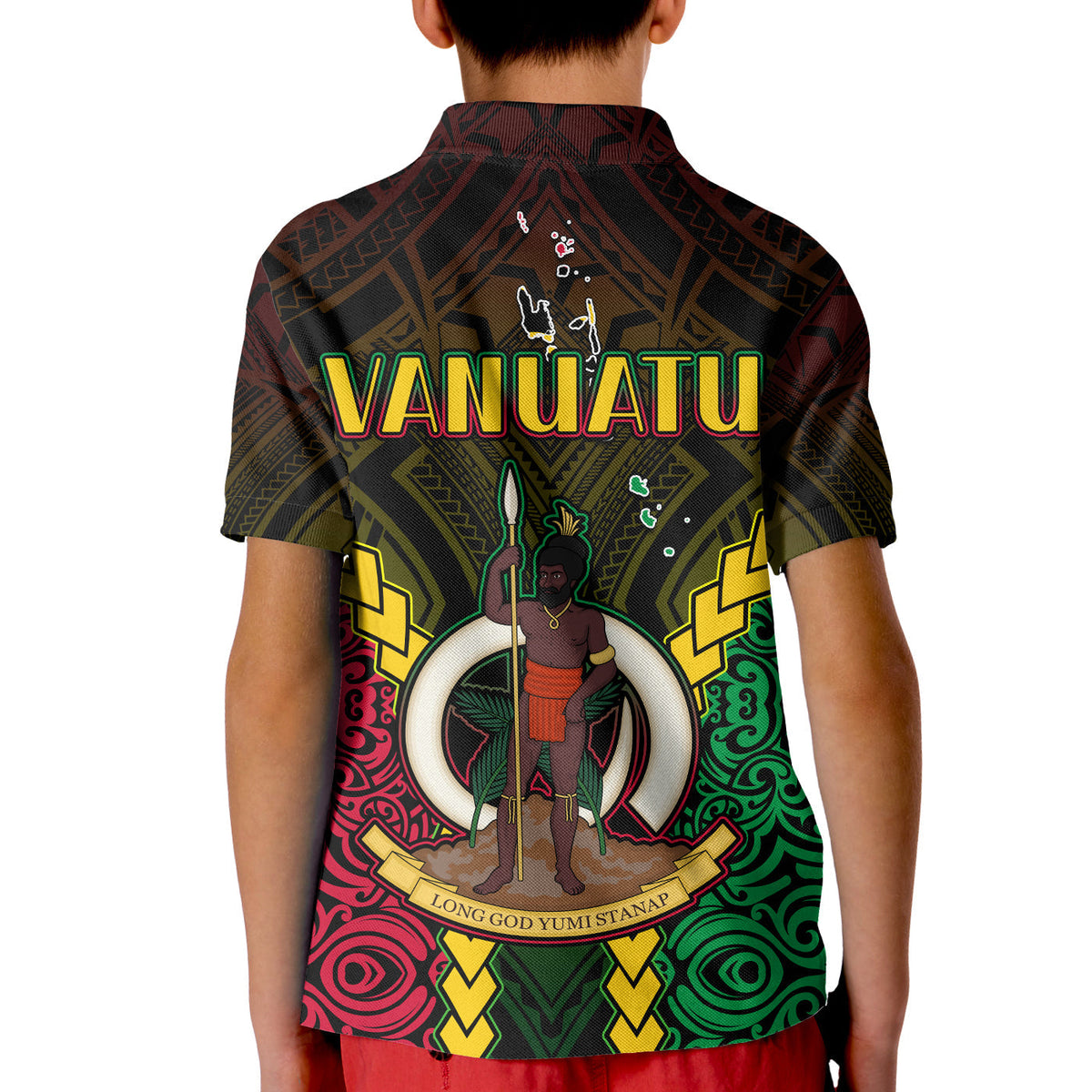 Vanuatu Indigenous Polo Shirt Proud To Be Ni Vanuatu Polynesian Pattern LT13 - Wonder Print Shop
