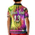 (Custom Text and Number) African Polo Shirt Tie Dye KID Special Dashiki Pattern LT13 - Wonder Print Shop