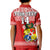 Custom Text And Number Tonga Rugby Polo Shirt Mate Maa Tonga Pacific Ngatu White - Wonder Print Shop