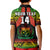 Custom Text And Number Samoa Rugby T Shirt KID Teuila Torch Ginger Gradient Style - Wonder Print Shop