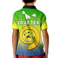 Custom Malampa Province Polo Shirt Native Canoe Mix Vanuatu Pig Tusk Green Version - Wonder Print Shop