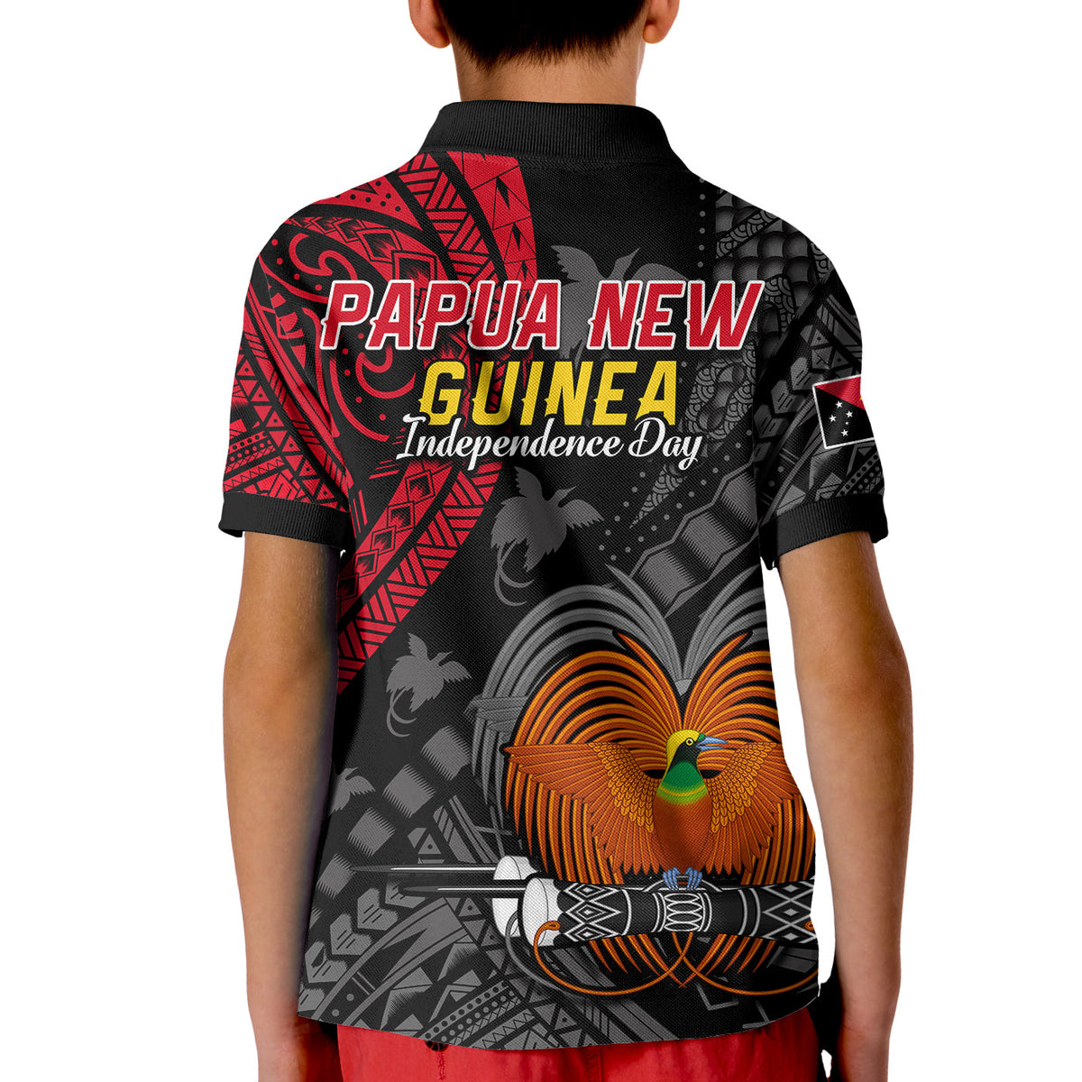 Papua New Guinea Polo Shirt Raggiana Birds Of Paradise Happy 47th Independence Day LT13 - Wonder Print Shop