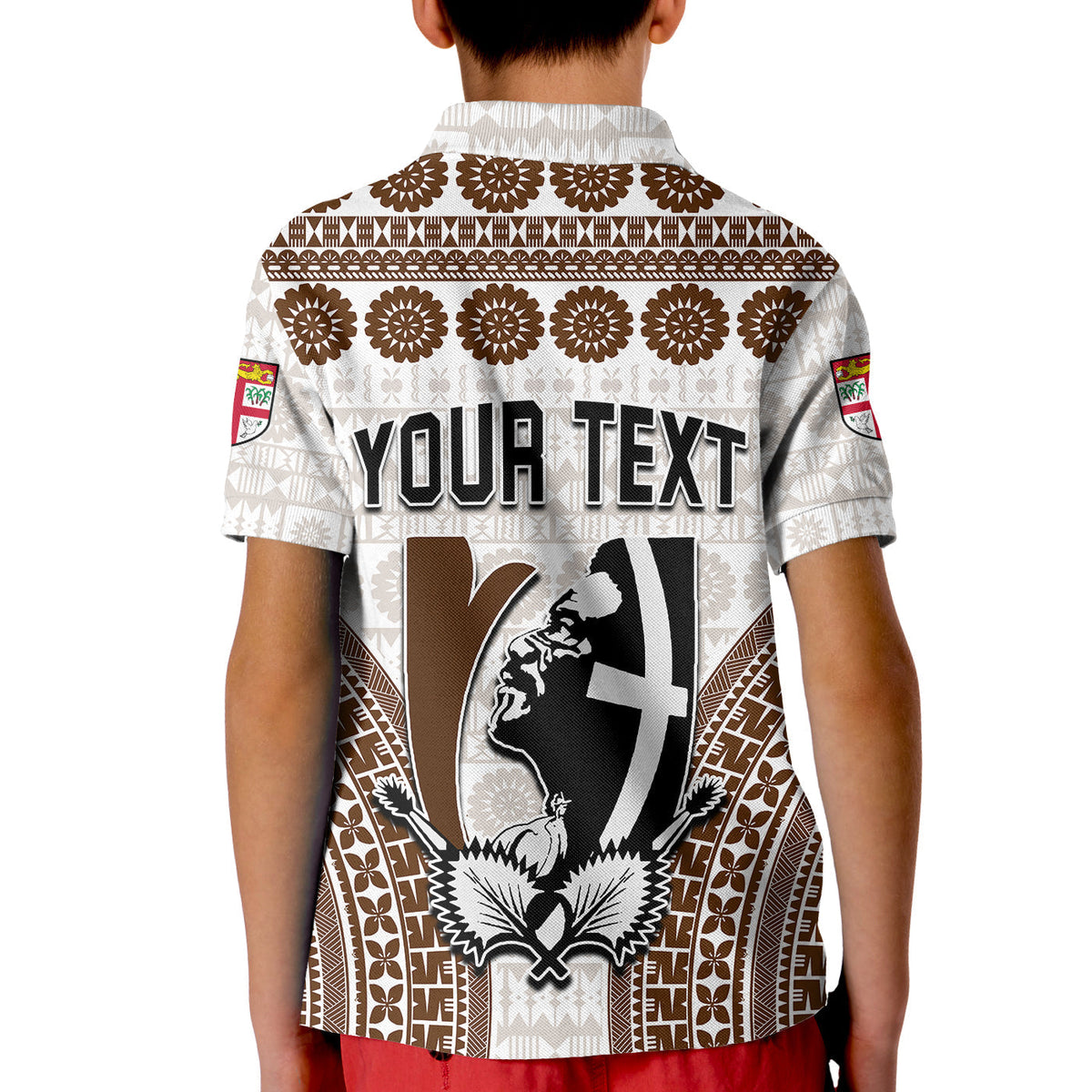Custom Fiji Rugby Bati Polo Shirt Proud Tapa Pattern LT13 - Wonder Print Shop