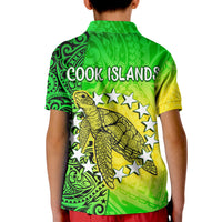 Custom Cook Islands Polo Shirt Coat Of Arms Turtle Polynesian - Wonder Print Shop