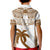 Custom Text And Number Fiji Rugby Polo Shirt Pacific The Bati Brown Fijian Tapa - Wonder Print Shop