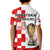 Croatia Football Polo Shirt KID Hrvatska Checkerboard Champions WC 2022 - Wonder Print Shop