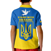 Ukraine Polo Shirt Stand With Ukrainian Simple Style - Wonder Print Shop