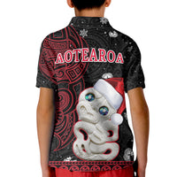 Custom New Zealand Polo Shirt Christmas Hei Tiki Red Pohutukawa Meri Kirihimete - Wonder Print Shop