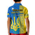 Ukraine Unity Day Polo Shirt KID Folk Ukrainian Coat Of Arms - Wonder Print Shop