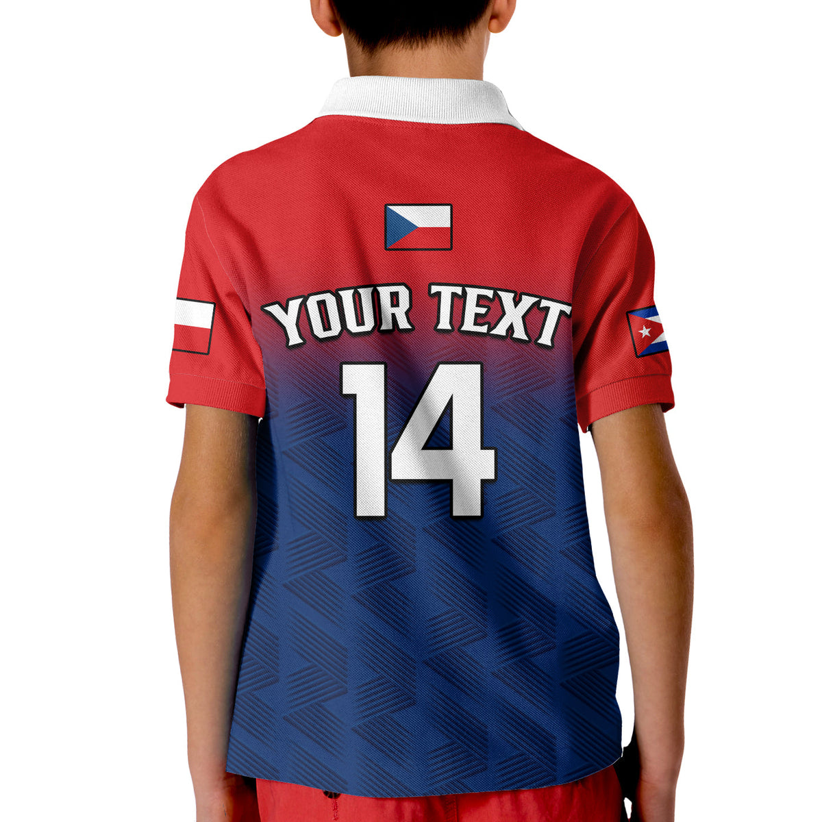(Custom Text And Number) Czech Republic Polo Shirt 2023 Baseball - Wonder Print Shop