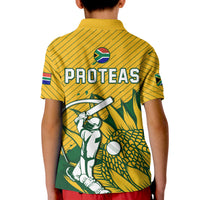 South Africa Cricket Polo Shirt KID Go Proteas Unique Style - Wonder Print Shop