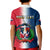 Custom Dominican Republic Polo Shirt Dominicana Coat Of Arms Gradient Style - Wonder Print Shop