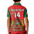custom-text-and-number-morocco-football-polo-shirt-kid-atlas-lions-red-world-cup-2022