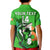 (Custom Text And Number) Ireland Cricket Polo Shirt KID Irish Flag Shamrock Sporty Style - Wonder Print Shop