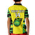 (Custom Text And Number) Jamaica Football Polo Shirt KID Reggae Girlz 2023 Cup Of Nations Ver.02 - Wonder Print Shop