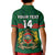 (Custom Text And Number) Morocco Football Polo Shirt Football 2022 Green Moroccan Pattern - Wonder Print Shop