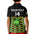 (Custom Text And Number) Jamaica Football Polo Shirt KID Reggae Girlz 2023 Cup Of Nations Ver.01 - Wonder Print Shop