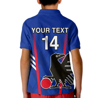 (Custom Text and Number) Japan Football Polo Shirt Samurai Blue Football 2022 - Wonder Print Shop