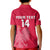 (Custom Text And Number) Poland Football Polo Shirt KID Polska Football 2022 Red - Wonder Print Shop