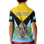 Custom Saint Lucia Polo Shirt Happy 44 Years Of Independence - Wonder Print Shop