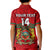 (Custom Text And Number) Morocco Football Polo Shirt Football 2022 Red Moroccan Pattern - Wonder Print Shop